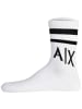 Armani Exchange Socken 2er Pack in Schwarz/Weiß