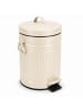 relaxdays Kosmetikeimer in Beige - 5 Liter