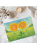 Mr. & Mrs. Panda Puzzle Blume Sonnenblume Design ohne Spruch in Weiß