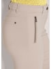 MADELEINE Schmale Skinny-Hose, Zippertaschen in berber