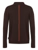 elkline Strickpullover hochgeschlossen Backup in chocolate - darkorange