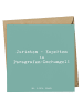 Mr. & Mrs. Panda Deluxe Karte Spruch Jurist Experte mit Spruch in Meeresbrise
