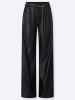 Heine Lederimitat-Hose in schwarz