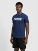 Hummel T-Shirt Hmlpulse Lebensstil Herren in DRESS BLUES/WHITE