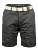 REPUBLIX Shorts inkl. Gürtel GAEL in Anthrazit