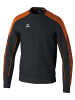 erima Sweatshirt in schwarz/orange