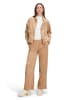 BETTY & CO Anzughose mit weitem Bein in Beige