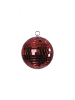 SATISFIRE Spiegelkugel Mirrorball Discokugel D: 10cm in rot