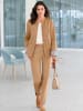 WITT WEIDEN Lederimitat-Blazer in camel