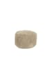 Lumaland Sitzsack-Hocker Pouf rund Cord 50l beige  Braun