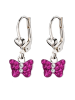 schmuck23 Silber Ohrringe 925 Schmetterling 0,7 cm x 0,8 cm