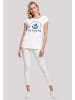 F4NT4STIC T-Shirt Go North Knut Jan Hamburg Knut Jan Hamburg in weiß