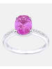 Diamant L'éternel Ring aus 375 Weißgold mit Diamant mit Saphir