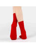 MUNADUNA 2er-Pack Strukturierte Muster Rote Socken
