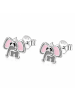 schmuck23 Silber Ohrringe 925 Elefant 0,7 cm x 0,8 cm
