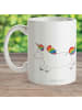 Mr. & Mrs. Panda Kindertasse Einhorn Happy ohne Spruch in Weiß