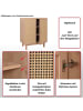 MCW Highboard M51, Natur