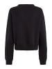 Guess Sweatshirt 'Crystal Mesh' in schwarz