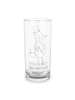 Mr. & Mrs. Panda Wasserglas Fuchs Koch mit Spruch in Transparent