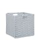 relaxdays 2 x Aufbewahrungskorb in Grau - (B)32 x (H)31 x (T)30 cm