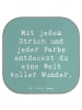 Mr. & Mrs. Panda Untersetzer für Gläser Spruch Die Freude an der... in Meeresbrise