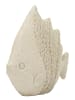 Mauro Ferretti Beigefarbene, fischförmige Kunstharzskulptur, 16,7 x 6,5 x 16,8 cm