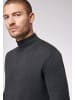 Roy Robson Strickstehkragenpullover Mit Stehkragen in dunkelgrau