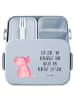 Mr. & Mrs. Panda MEPAL Bentobox Axolotl Niedlich Motiv mit Spruch in Blau Pastell