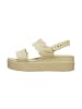 Crocs Sandalen mit Schnalle „Brooklyn Woven Upper“ Weiß
