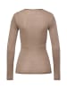 Hanro Unterhemd Woolen Silk in Taupe