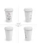 Mr. & Mrs. Panda To Go Becher Einhorn Muffin mit Spruch in Weiß