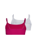 Skiny Bustier 2er Pack in Pink/Weiß