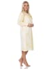NORMANN Langarm Nachthemd klassische Design Knopfleiste am Hals - 87411 in vanille