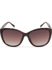 styleBREAKER Sonnenbrille in Demi Braun-Gold / Braun Verlauf