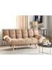 Beliani 3-Sitzer Sofa INGARO in Braun - (W) 182 x (H) 86 x (L) 79 cm