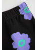 MOKIDA Flare-Leggings mit langem Hosenbein in schwarz