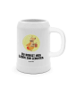 Mr. & Mrs. Panda Bierkrug Glühwürmchen mit Spruch in Weiß