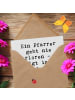 Mr. & Mrs. Panda Deluxe Karte Spruch Pfarrer Navigation mit Spruch in Weiß