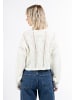 myMo Damen Pullover in WEISS MELANGE