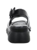Artiker Keilsandalette in schwarz