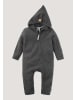Hessnatur Fleece-Overall in anthrazit