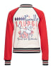 Queen Kerosin Queen Kerosin College Sweatjacke Poodle Lounge in rot