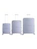 Saxoline Blue Kofferset Boho Trolley - Lilac - Set in lilac
