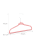 relaxdays 40x Kleiderbügel in Rosa