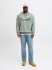 JACK & JONES PLUS Kapuzenpullover in Iceberg Green