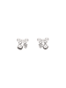 faina Women Drop Earrings in Silver White