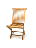 VCM  Gartenstuhl Hochlehner Klappstuhl Holz Teak in Braun