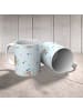 Mr. & Mrs. Panda Kaffeepott Hase Blume ohne Spruch in Blau