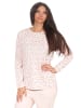 NORMANN Shirt Top langarm gemustert "Ringel" Mix & Match - 51116 in rosa