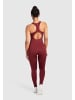 SMILODOX Jumpsuit Elsie in Bordeaux